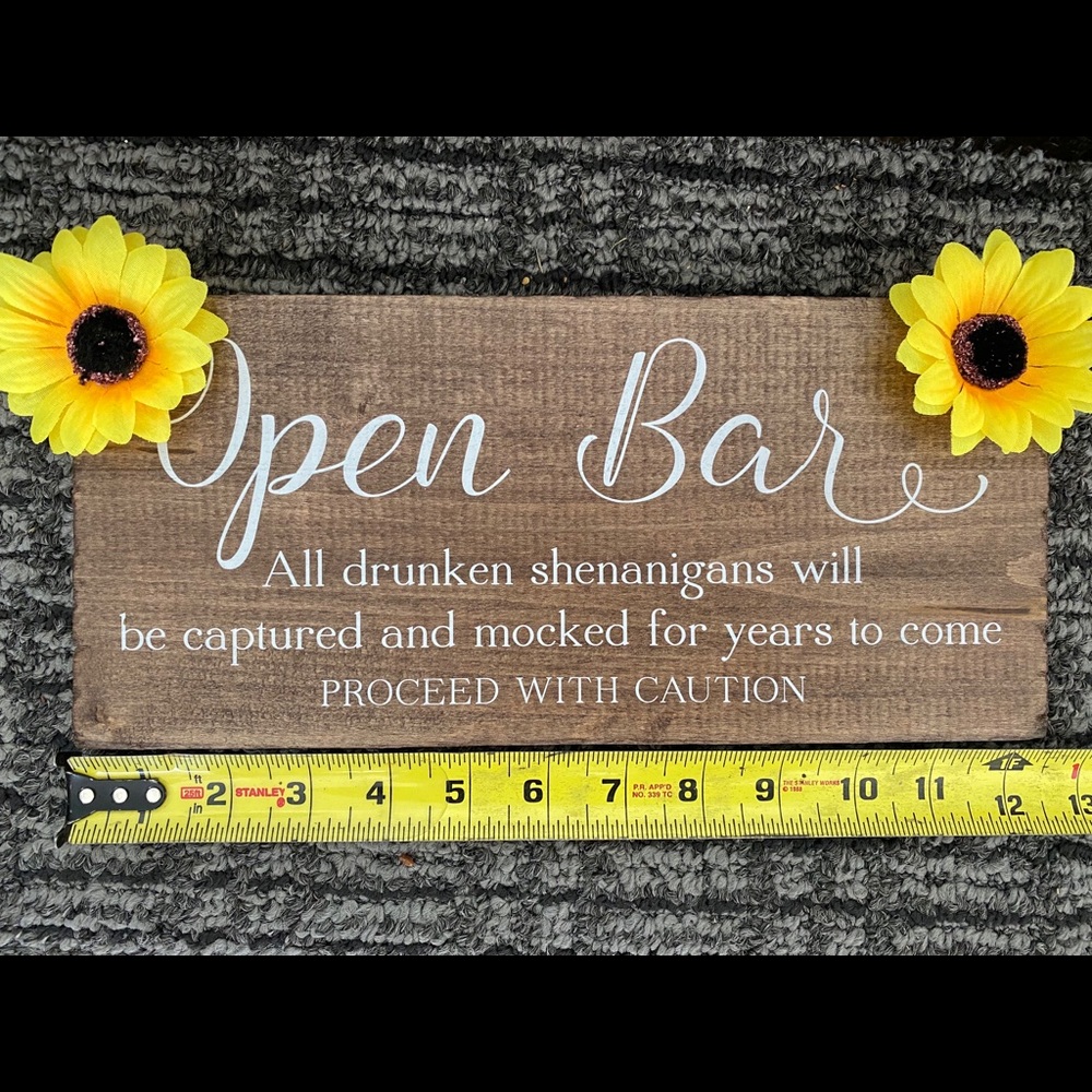 Wedding sign